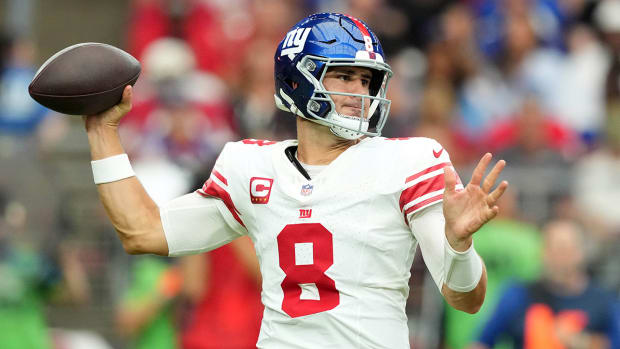 New York Giants quarterback Daniel Jones